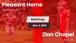 Matchup: Pleasant Home vs. Zion Chapel  2018