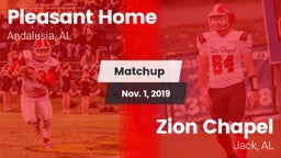 Matchup: Pleasant Home vs. Zion Chapel  2019