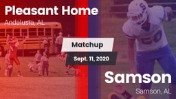 Matchup: Pleasant Home vs. Samson  2020
