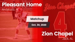 Matchup: Pleasant Home vs. Zion Chapel  2020