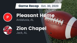 Recap: Pleasant Home  vs. Zion Chapel  2020
