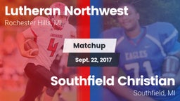 Matchup: Lutheran Northwest vs. Southfield Christian  2017