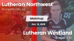 Matchup: Lutheran Northwest vs. Lutheran  Westland 2018
