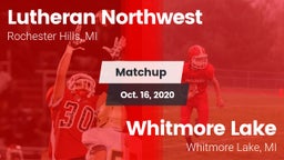 Matchup: Lutheran Northwest vs. Whitmore Lake  2020