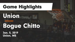 Union  vs Bogue Chitto  Game Highlights - Jan. 5, 2019