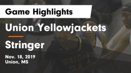 Union Yellowjackets vs Stringer  Game Highlights - Nov. 18, 2019