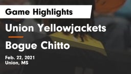 Union Yellowjackets vs Bogue Chitto  Game Highlights - Feb. 22, 2021