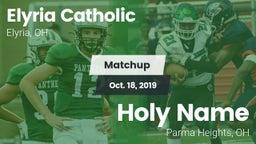 Matchup: Elyria Catholic High vs. Holy Name  2019
