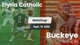 Matchup: Elyria Catholic High vs. Buckeye  2020