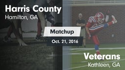Matchup: Harris County vs. Veterans  2016