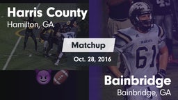 Matchup: Harris County vs. Bainbridge  2016