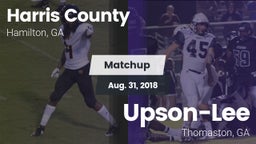 Matchup: Harris County vs. Upson-Lee  2018