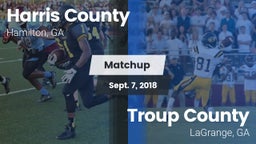 Matchup: Harris County vs. Troup County  2018