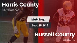 Matchup: Harris County vs. Russell County  2018