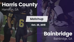 Matchup: Harris County vs. Bainbridge  2018