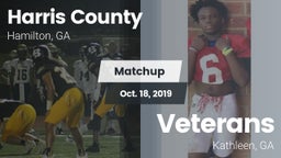 Matchup: Harris County vs. Veterans  2019
