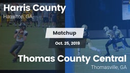 Matchup: Harris County vs. Thomas County Central  2019