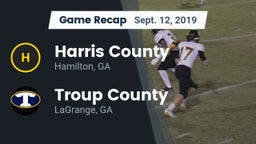 Recap: Harris County  vs. Troup County  2019