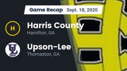 Recap: Harris County  vs. Upson-Lee  2020