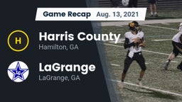 Recap: Harris County  vs. LaGrange  2021