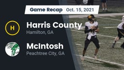 Recap: Harris County  vs. McIntosh  2021