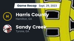 Recap: Harris County  vs. Sandy Creek  2023
