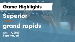 Superior  vs grand rapids Game Highlights - Oct. 17, 2023