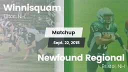 Matchup: Winnisquam vs. Newfound Regional  2018