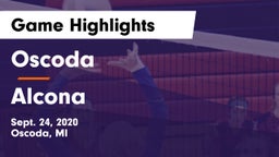Oscoda  vs Alcona  Game Highlights - Sept. 24, 2020