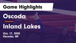 Oscoda  vs Inland Lakes  Game Highlights - Oct. 17, 2020
