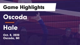 Oscoda  vs Hale Game Highlights - Oct. 8, 2020
