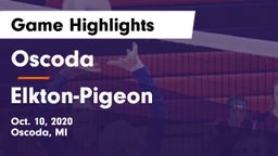 Oscoda  vs Elkton-Pigeon Game Highlights - Oct. 10, 2020