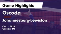 Oscoda  vs Johannesburg-Lewiston Game Highlights - Oct. 2, 2020