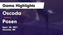 Oscoda  vs Posen Game Highlights - Sept. 30, 2021