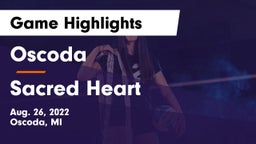 Oscoda  vs Sacred Heart Game Highlights - Aug. 26, 2022