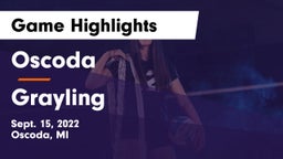 Oscoda  vs Grayling Game Highlights - Sept. 15, 2022