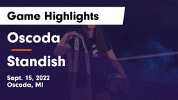 Oscoda  vs Standish Game Highlights - Sept. 15, 2022