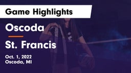 Oscoda  vs St. Francis Game Highlights - Oct. 1, 2022