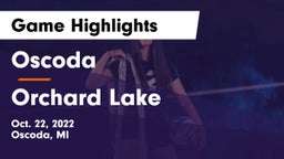 Oscoda  vs Orchard Lake Game Highlights - Oct. 22, 2022