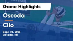 Oscoda  vs Clio Game Highlights - Sept. 21, 2023