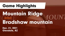 Mountain Ridge  vs Bradshaw mountain Game Highlights - Dec. 21, 2021