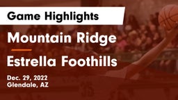 Mountain Ridge  vs Estrella Foothills  Game Highlights - Dec. 29, 2022