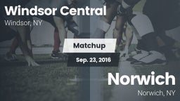 Matchup: Windsor Central vs. Norwich  2016