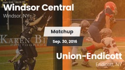 Matchup: Windsor Central vs. Union-Endicott  2016