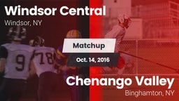 Matchup: Windsor Central vs. Chenango Valley  2016