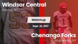 Matchup: Windsor Central vs. Chenango Forks  2017