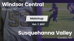 Matchup: Windsor Central vs. Susquehanna Valley  2017