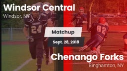 Matchup: Windsor Central vs. Chenango Forks  2018