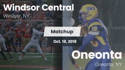 Matchup: Windsor Central vs. Oneonta  2018