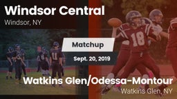 Matchup: Windsor Central vs. Watkins Glen/Odessa-Montour 2019